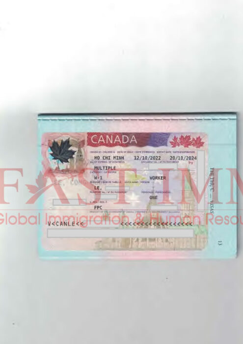 Visa Canada - CongQuoc - FastIMM