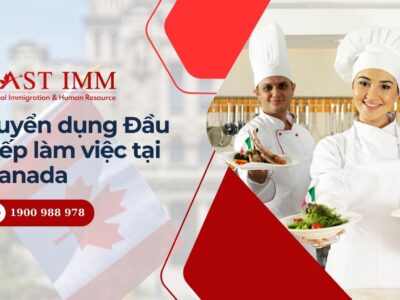 Tuyển dụng tháng 11/2023 : 150 đầu bếp làm việc tại Canada