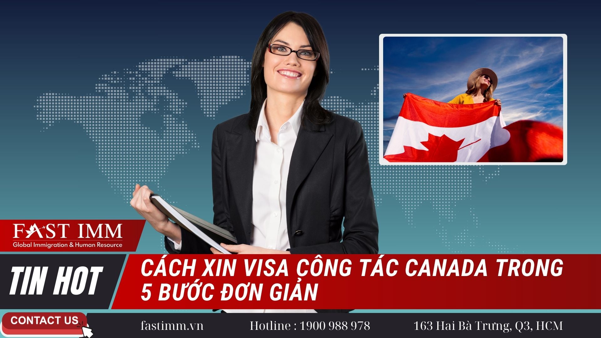 Cách xin visa công tác Canada thành công