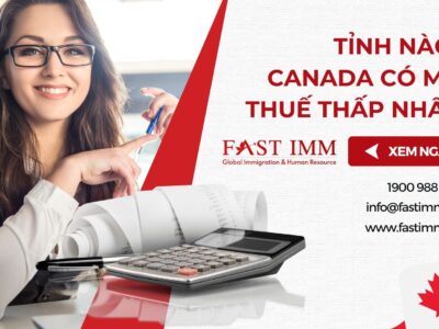 Tỉnh nào ở Canada có mức thuế thấp nhất ?